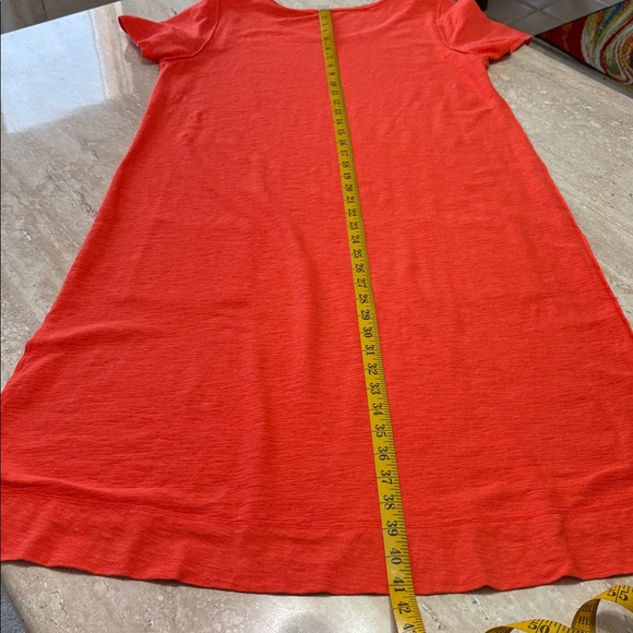 NWOT Orange Eileen Fisher Hemp & Organic Cotton dress, Excellent Condition. - Picture 12 of 12